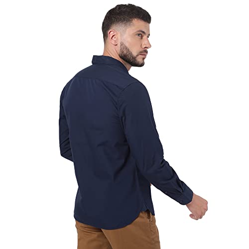 Image of Arvind AD Men White Slim Fit Shirt