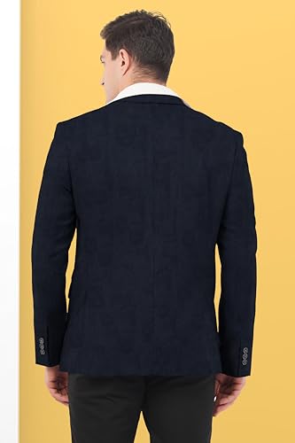 Image of SaintX Men's Premium Formal Blazer || Stretchable Triple Blend Fabric || Slim Fit || Fully Lined || Versatile Stylish Coat for Men || Professional Jacket || All Purpose