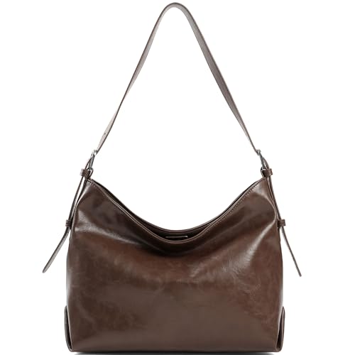 Bolso Hobo de Cuero Pequeño para Mujer miniatura 1