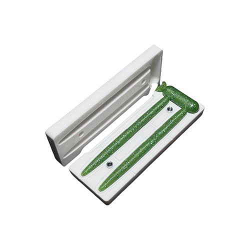 Lure Master Fishing Lure Molds Soft Plastic Lure Making Kit Injection Molds for Soft Plastics Worm/Paddle Tail/Shrimp DIY Bass Lure Mold 5