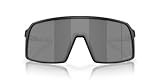 Oakley Oo9406a Sutro Sonnenbrille für Herren, niedrige Stegpassform, rechteckig, Mattschwarz /...