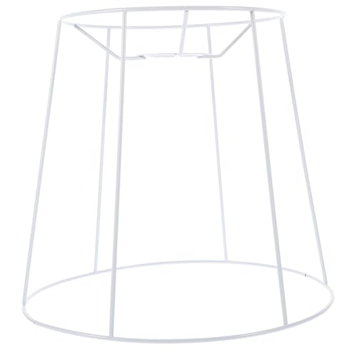 Cadre d'abat-jour E27 en fer blanc pour suspension de salon