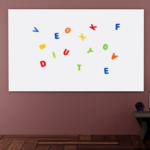 Crtiin 4 Pack Magnetic Whiteboard Contact Paper 39 X 18 Inch Magnetic Self Adhesive Dry Erase Sticker For Wall Erasable Soft White Board Wall Paper For Home Office Classroom Homeschool Kids #TOP4