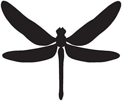 Libélulas Insectos Bug  Vinilo calcomanía, Negro, M