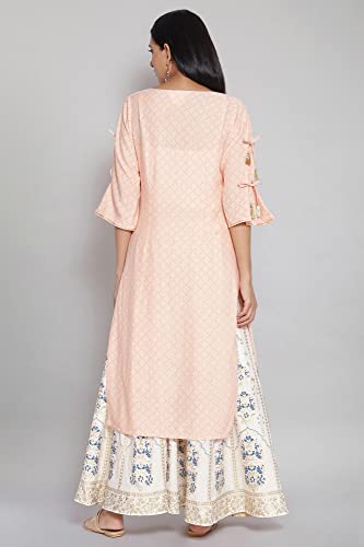 Image of Aurelia Women's Rayon Printed Regular Kurta