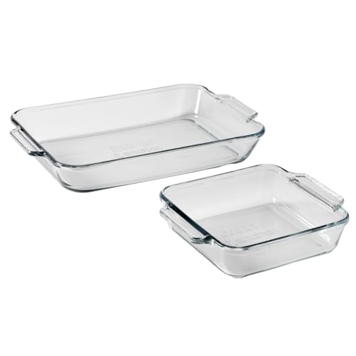 Anchor Hocking Oven Basics Cake Dish & 3 Quart...
