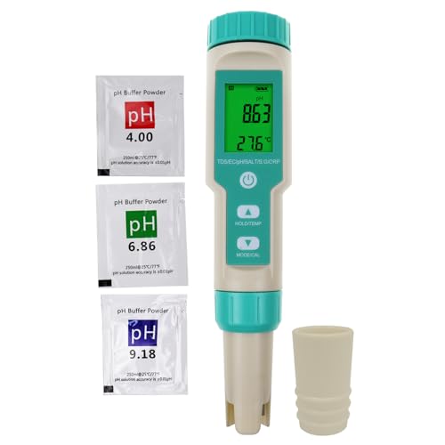 7-in-1-Water-Quality-Tester-Pen-Type-TDS-ORP-Meter-PH-Tester-for-Drinking-Water-Pools-Aquariums-hydroponic-Cooking-Measuring-PHTDSECORPSalinitySGTemperature-Multi-parameters-ATC-Function