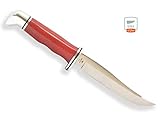 Buck Knives 105 Pathfinder Red Micarat BOS S30V Steel Fixed Blade Knife With Sheath 105RDSSH
