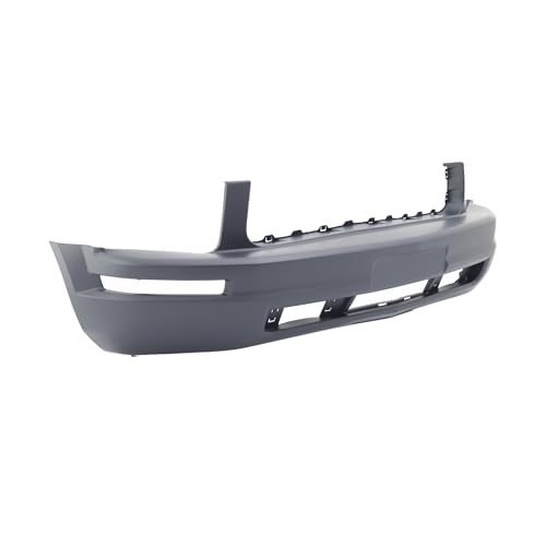 Image of FitParts Compatible with Ford Mustang 2005-2009 Front Bumper Cover | Primed, Coupe /Convertible, V Base Convertible Coupe, Ready to Paint, OEM 5R3Z17D957AAA, FO1000574