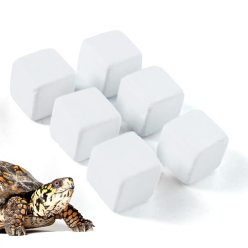 GXGM Blocs Minéraux Reptiles et Tortues, Supplément Naturel, Croissance et Bien-être, Libération Progressive, Convient à Tortues, Caméléons, Geckos, 6...