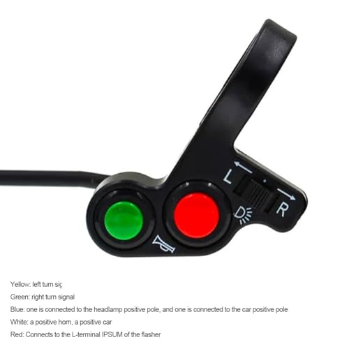 Boton de encendido apagado moto para solucionar fallos de luces 4