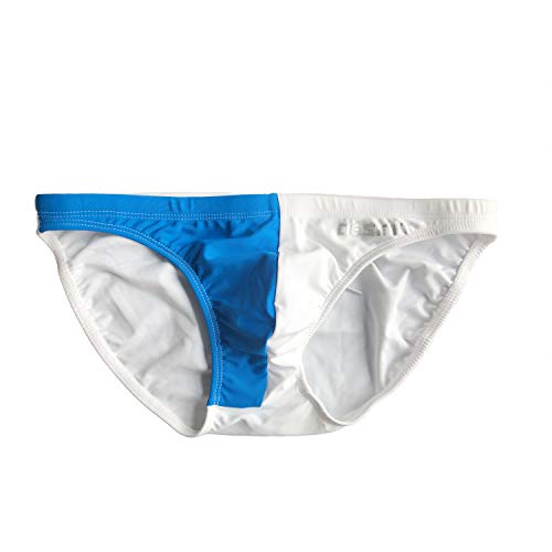 Men's Low Rise Swimwear Colorant Match Swimming Brief Bikini