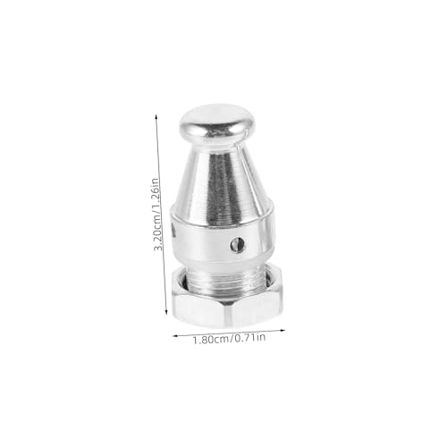 Válvulas de seguridad para ollas a presión Happyyami, 2 piezas, válvulas limitadoras de presión para cocina, fáciles de instalar y limpiar, repuestos esenciales para ollas a presión miniatura 2