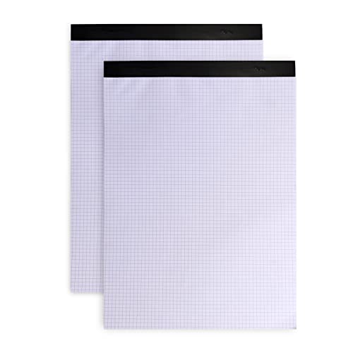 Image of Clickedin - Grid Paper Pad, 8.5 x 12 Inches, 100 Pages (50 Sheets) Quad Ruled Engineering Graph Pad