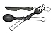 Valtcan Titanium Folding Cutlery 3 Pc Utensil Set