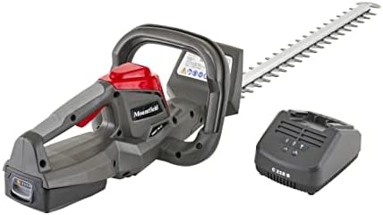 Mountfield MHT 20 Li Cordless Hedge Trimmer, For trimming garden hedges and bushes, 55cm dual action blades, 150W, 20V (2 Ah) battery, Battery and charger included