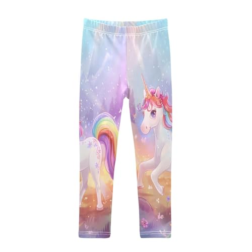 Toddler Girls Leggings Printed Yoga Pants Leggings Cute Unicorn for Kids