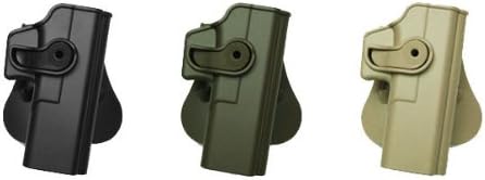 Hand Gun Polymer Retention Roto Holster for Glock 20/21/37/38 Black IMI RSR Defence Gun/Pistol Holster