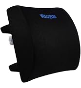WELLGIVER Lumbar Support Pillow for Office Chair and Car Seat, High Density Memory Foam, Lower Ba...