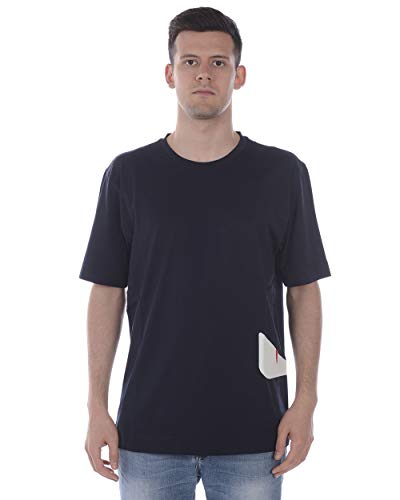 Fendi - Camiseta Hombre FY0936A7A6 FY0936 A7A6 Azul S