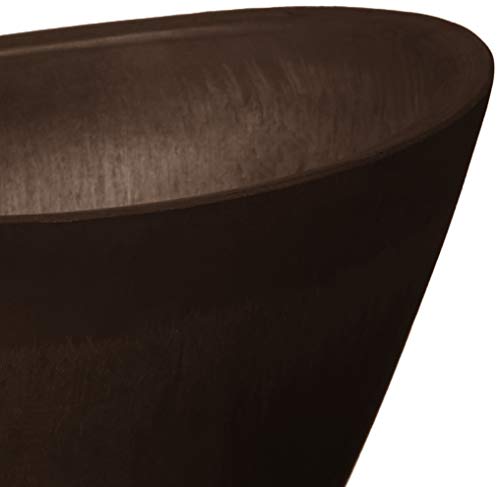 Arcadia Garden Products Yb41C Swoop Pot, 16 By 12 By 9-Inch, Chocolate #TOP5