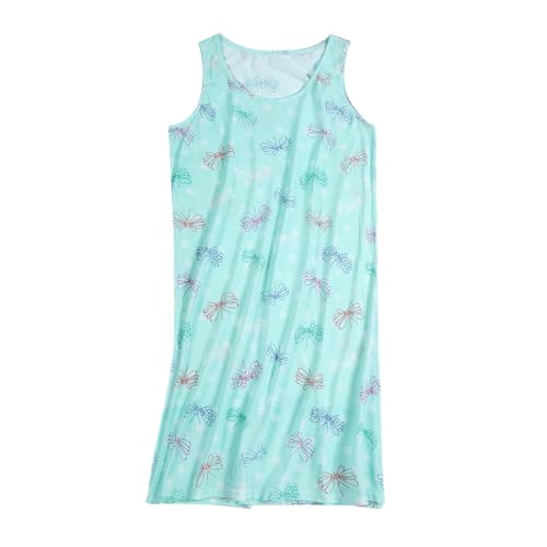 3 Pack Cotton Nightgowns for Women Casual Print Sleepwear Sleeveless Sleepdress S-XXXL2