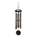 Skylar Aluminum Wind Chimes 38'' WindChimes for Outdoors, Brushed Copper Bells, Garden Patio Lawn Inspirational and Memorial Wind Deck Porch 6 Tuned Deep Tubes for Soothing Rich Sweet Relaxing Tones