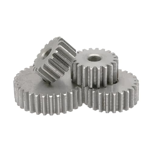 Bevel Gear Pinion Hardware Mechanical 1pcs Spur Gear 1M 12T-28T Metal Transmission Gear Steel 1 Modulus12 13 14 15 16 17 18 19 20 25 30 Teeth(1M-17Teeth)