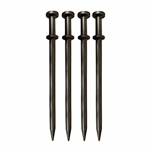 Estacas para Tienda de Campaña de Doble Cabeza Heavy Duty, 1 x 20 Pulgadas, Paquete de 4 miniatura 7