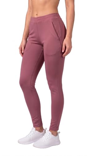 Image of Mehrang Stretchable Yoga Pants for Women & Gym Pants for Women Workout with Mesh Insert & Side Pockets