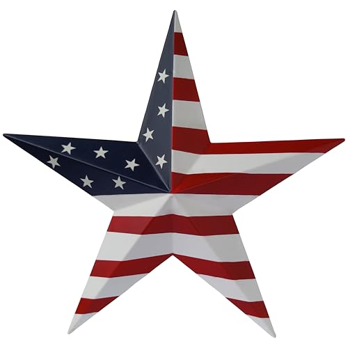 Étoiles pour maison et extérieur : déco murale drapeau américain 30cm