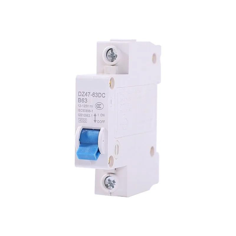 1P Circuit Breaker 3A-125A DC Electric Car Battery PV Protection Switch 12v-125V Circuit Protector(125A)