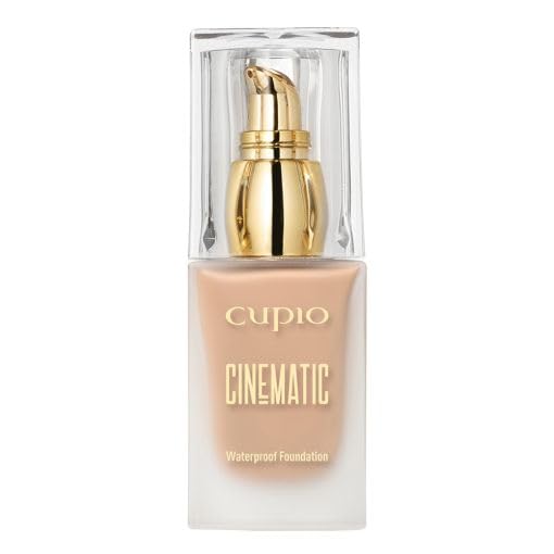 Fondotinta impermeabile Cupio Cinematic – naturale | copertura media e alta | lunga durata | SPF 10 | Vegano | 30 ml