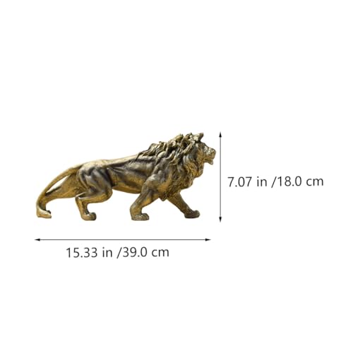 Statue de lion de bureau UKCOCO pour harmoniser la décoration du salon