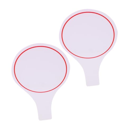 BESPORTBLE Portable Scoreboard Kit 2 Dry Erase Paddles Outdoor Writing Scoreboard for Sports Outdoor Activities