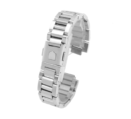 Bracelet montre acier inoxydable 316L argenté maillons solides pour Carrera
