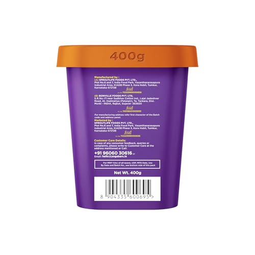 Image of Yogabar Dark Chocolate Peanut Butter Creamy & Chocolatey Slow Roasted Non-GMO Premium Peanuts 400gm, Jar