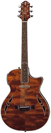 Crafter SA-BUB Solid Bubbinga Top Slim Arch Semi-Acoustic Guitar