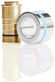 ALTERED: DOME 96% Extreme Water Saving Aerator Nozzle, Universal Size Adaptors, Lead Free Brass & Chrome Handle, Pack of 5 [Made in Sweden]