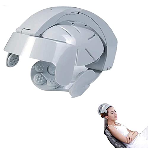 Masseur de tête électrique anti-chute avec vibrations et casque relaxant pour le sommeil