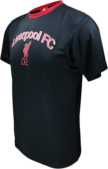 Icon Sports Compatible with Liverpool Soccer Youth Jersey - Home Black - Youth Size - Large