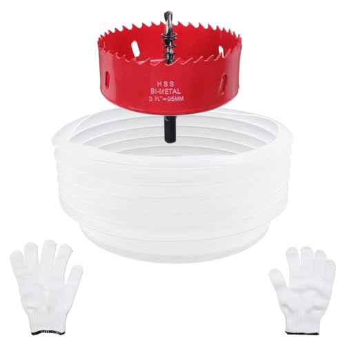 Scie-cloche bimétallique 95 mm pour en finir avec les trous ratés dans le bois et le plafond