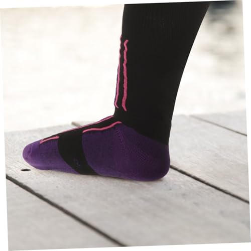 1Pair High Tube Equestrian Socks for Breathable Compression Stockings for Horse Riding Thick Towel Bottom for Comfort for Boys and Sports Activities4