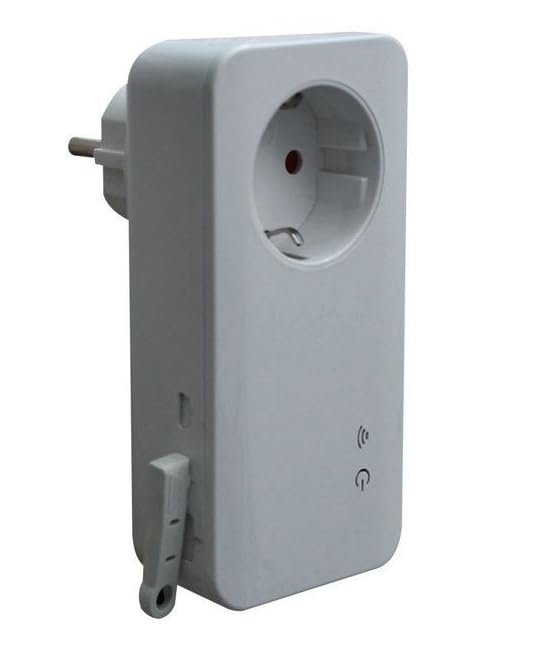 Enchufe Inteligente T20-RF con Sensor de tª | Control Remoto por SMS/APP/Llamada | Compatible/Requiere T4-GSM-4G | Sin Necesidad de Internet | Ideal en Control de Dispositivos en Segundas Residencias