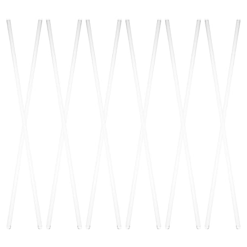 PRETYZOOM Material de Alta de Sólido de 30 Cm 12 Varillas Agitadoras Función de Mezcla y Prevención de Salpicaduras para Adecuado para Reutilizable
