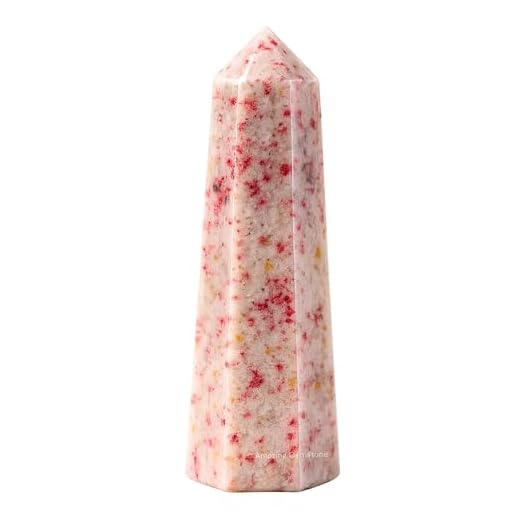 Cinnabarite Crystal Towers ~ Natural Healing Crystal Point Obelisk for Reiki Healing and Crystal Grid (2" to 3" INCH)