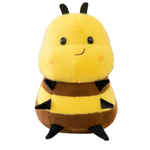 Peluche de abeja de abeja, cojín de peluche de abeja, regalo de cumpleaños (25 cm, abeja)