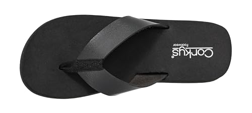 Corkys Footwear Womens Just Add Water Flip Flops - Featuring A Comfortable and Cushioned EVA Insole, A Vegan Leather Thong Strap - Casual And Comfortable4