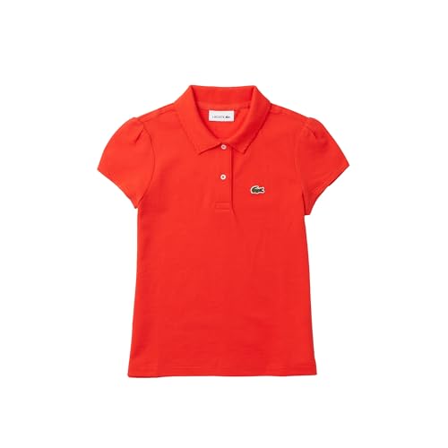 playera roja niña Marca Lacoste