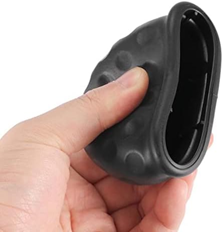 Voarge 2Pcs Trailer Hitch Ball Cover Universal 50mm Tow Bar Ball Cover Black, made of rubber, Tow Ball Cover, Rubber Ball Cover, Tow Bar Cover, car wash proof, abrasion & dirt protection